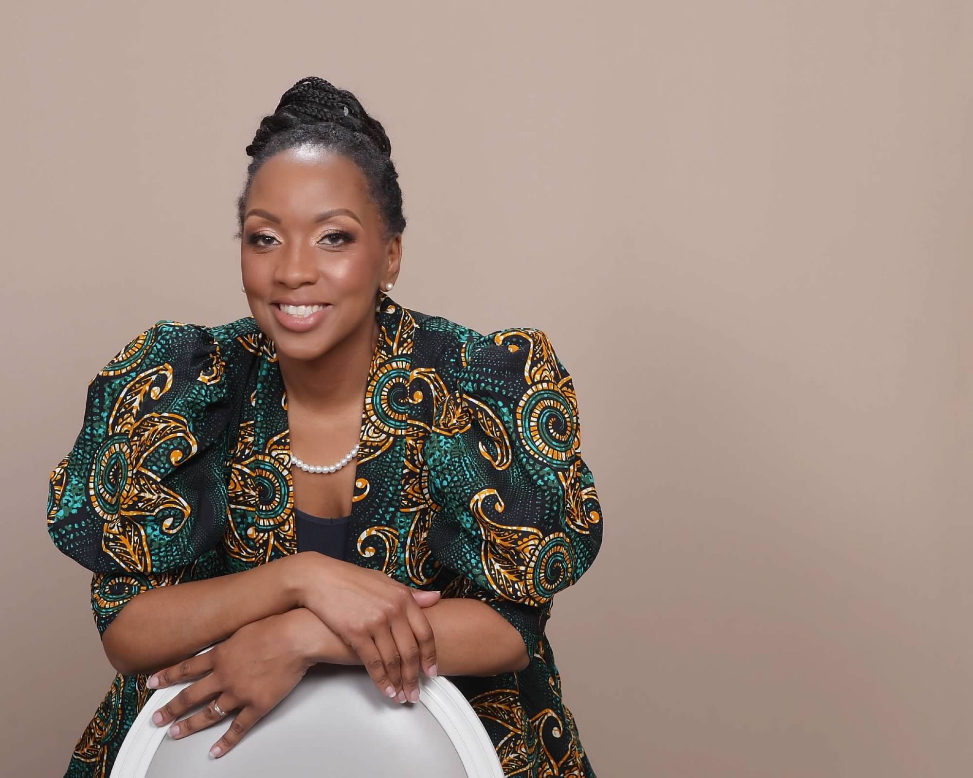 Eraina Ferguson in her creative studio